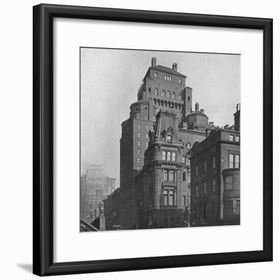 The Fraternity Clubs Building from Madison Avenue, New York City, 1924-Unknown-Framed Photographic Print