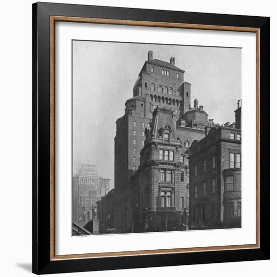 The Fraternity Clubs Building from Madison Avenue, New York City, 1924-Unknown-Framed Photographic Print