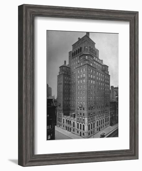 The Fraternity Clubs Building, New York City, 1924-Unknown-Framed Photographic Print