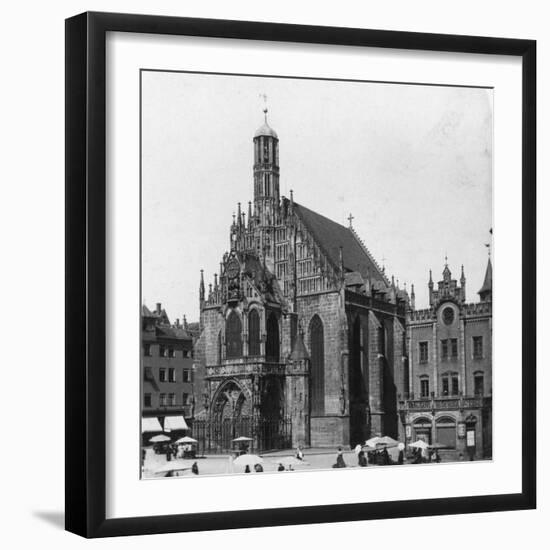 The Frauenkirche, Nuremberg, Bavaria, Germany, C1900-Wurthle & Sons-Framed Photographic Print