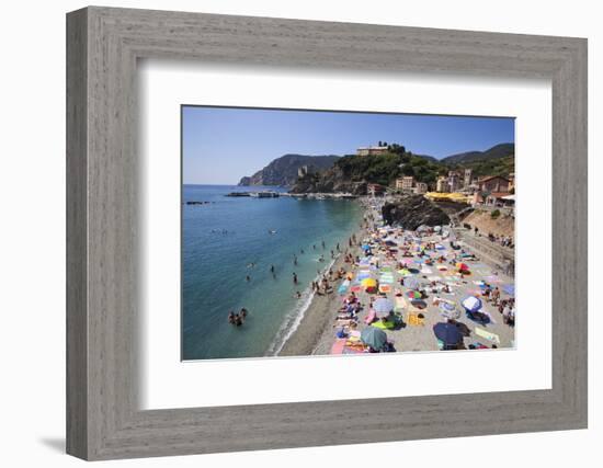 The Free Beach in the Old Town at Monterosso Al Mare-Mark Sunderland-Framed Photographic Print