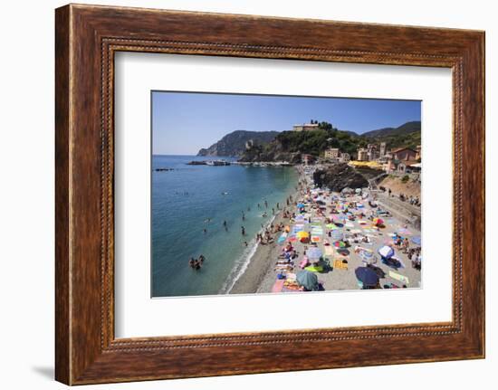 The Free Beach in the Old Town at Monterosso Al Mare-Mark Sunderland-Framed Photographic Print