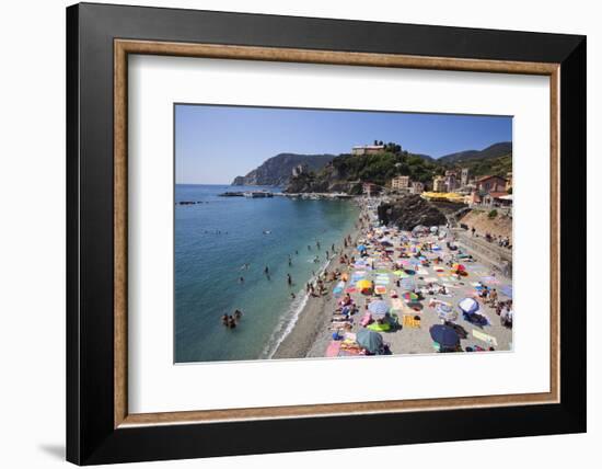 The Free Beach in the Old Town at Monterosso Al Mare-Mark Sunderland-Framed Photographic Print