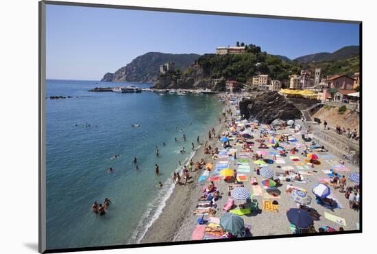 The Free Beach in the Old Town at Monterosso Al Mare-Mark Sunderland-Mounted Photographic Print