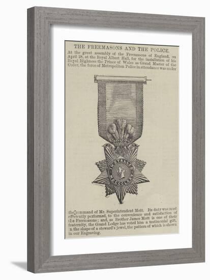 The Freemasons and the Police-null-Framed Giclee Print