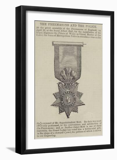 The Freemasons and the Police-null-Framed Giclee Print