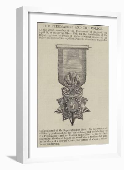 The Freemasons and the Police-null-Framed Giclee Print