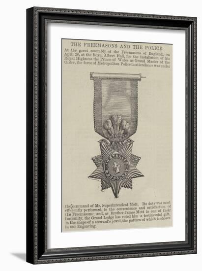 The Freemasons and the Police-null-Framed Giclee Print