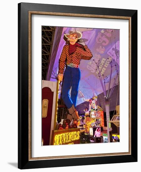 The Freemont Street Experience in Downtown Las Vegas, Las Vegas, Nevada, USA, North America-Gavin Hellier-Framed Photographic Print