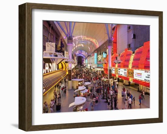 The Freemont Street Experience in Downtown Las Vegas, Las Vegas, Nevada, USA, North America-Gavin Hellier-Framed Photographic Print