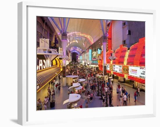 The Freemont Street Experience in Downtown Las Vegas, Las Vegas, Nevada, USA, North America-Gavin Hellier-Framed Photographic Print