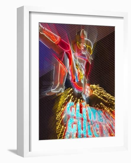 The Freemont Street Experience in Downtown Las Vegas, Las Vegas, Nevada, USA, North America-Gavin Hellier-Framed Photographic Print