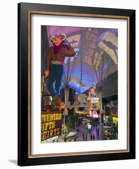 The Freemont Street Experience in Downtown Las Vegas, Las Vegas, Nevada, USA, North America-Gavin Hellier-Framed Photographic Print