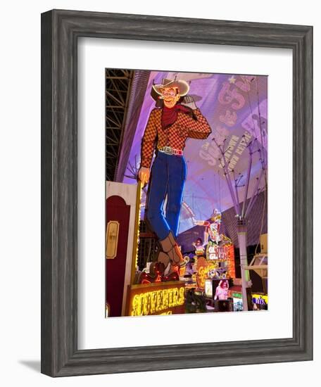 The Freemont Street Experience in Downtown Las Vegas, Las Vegas, Nevada, USA, North America-Gavin Hellier-Framed Photographic Print