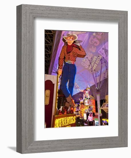 The Freemont Street Experience in Downtown Las Vegas, Las Vegas, Nevada, USA, North America-Gavin Hellier-Framed Photographic Print