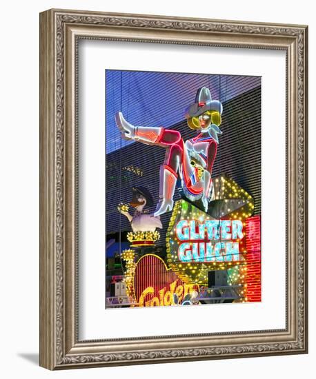 The Freemont Street Experience in Downtown Las Vegas, Las Vegas, Nevada, USA, North America-Gavin Hellier-Framed Photographic Print