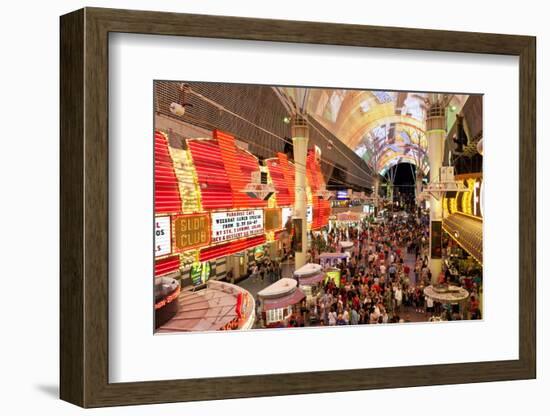 The Fremont Street Experience in Downtown Las Vegas-Gavin Hellier-Framed Photographic Print