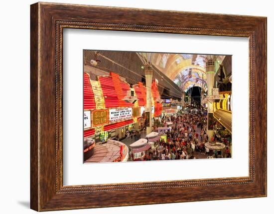 The Fremont Street Experience in Downtown Las Vegas-Gavin Hellier-Framed Photographic Print