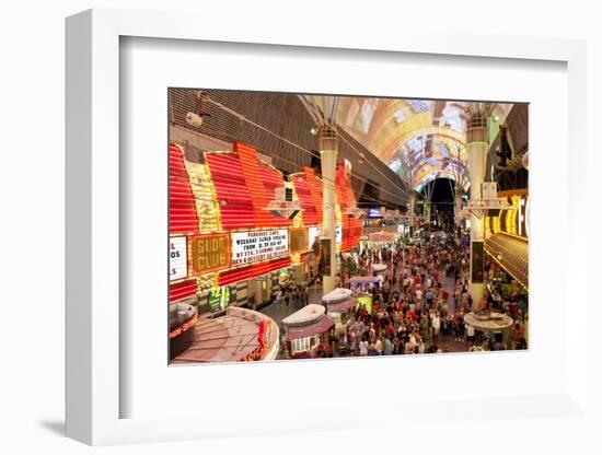 The Fremont Street Experience in Downtown Las Vegas-Gavin Hellier-Framed Photographic Print