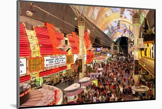 The Fremont Street Experience in Downtown Las Vegas-Gavin Hellier-Mounted Photographic Print