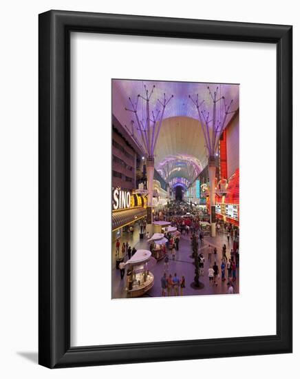 The Fremont Street Experience in Downtown Las Vegas-Gavin Hellier-Framed Photographic Print