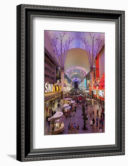 The Fremont Street Experience in Downtown Las Vegas-Gavin Hellier-Framed Photographic Print