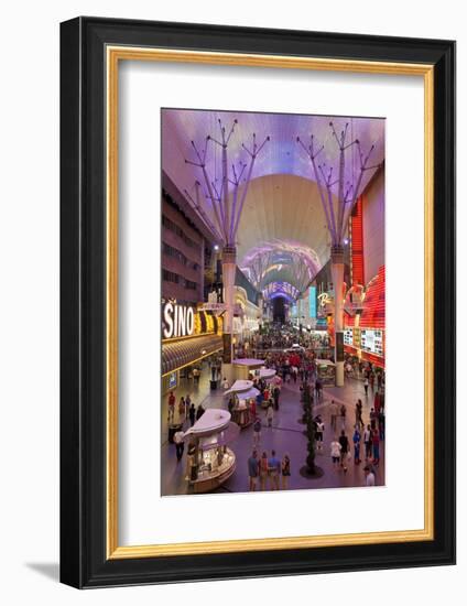 The Fremont Street Experience in Downtown Las Vegas-Gavin Hellier-Framed Photographic Print