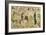 The French and the English Fall Side by Side in Battle, from the Bayeux Tapestry-null-Framed Giclee Print