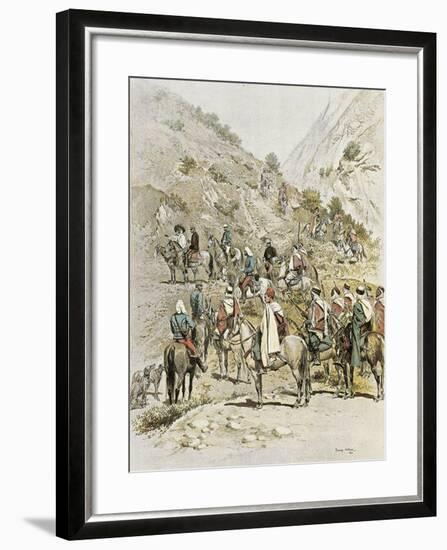 The French Army, 1886, Colonial Wars, Morocco-Edouard Detaille-Framed Giclee Print