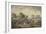 The French Army Crossing the Daugava River on July 24, 1812, Mid 1820S-Albrecht Adam-Framed Giclee Print