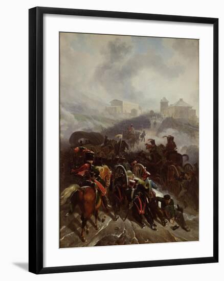 The French Army Crossing the Sierra De Guadarrama, Spain, December 1808, 1812-Nicolas Antoine Taunay-Framed Giclee Print