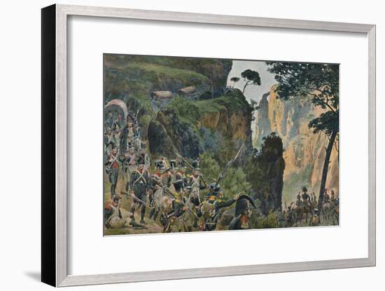 'The French Army in the Mountains of Portugal', 1896-Unknown-Framed Giclee Print