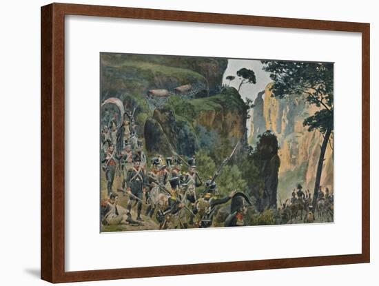 'The French Army in the Mountains of Portugal', 1896-Unknown-Framed Giclee Print