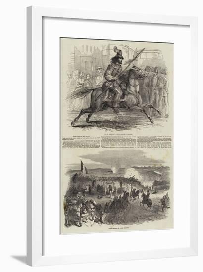 The French at Rome-null-Framed Giclee Print