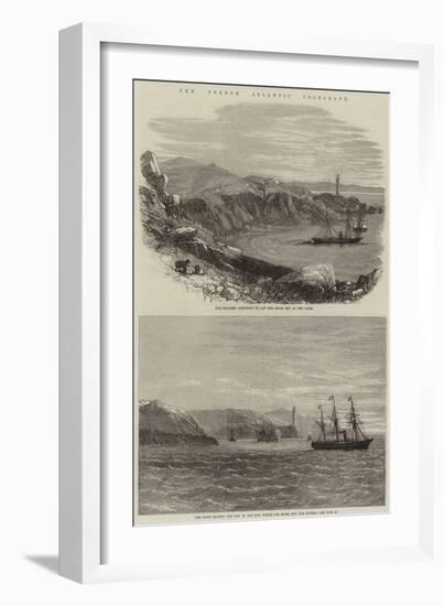 The French Atlantic Telegraph-null-Framed Giclee Print