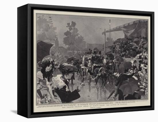 The French Charity Fetes at Earl's Court, the Battle of Flowers-Frederic De Haenen-Framed Premier Image Canvas