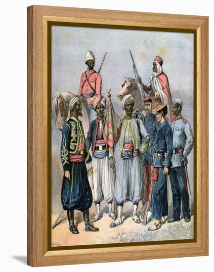 The French Colonial Forces, 1891-Henri Meyer-Framed Premier Image Canvas