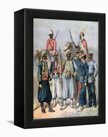 The French Colonial Forces, 1891-Henri Meyer-Framed Premier Image Canvas