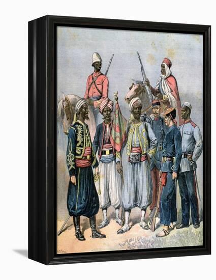 The French Colonial Forces, 1891-Henri Meyer-Framed Premier Image Canvas