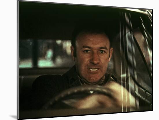 The French Connection, Gene Hackman, 1971, In The Famous Car Chase Scene-null-Mounted Photo