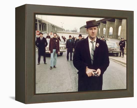 The French Connection, Gene Hackman, 1971-null-Framed Stretched Canvas