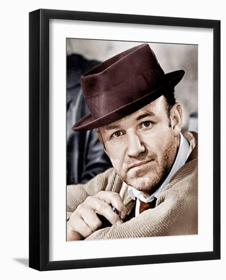 THE FRENCH CONNECTION, Gene Hackman, 1971.-null-Framed Photo