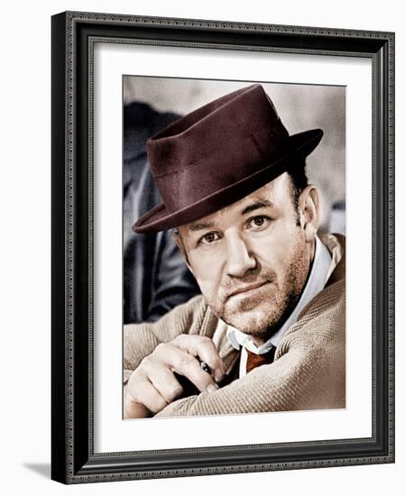 THE FRENCH CONNECTION, Gene Hackman, 1971.-null-Framed Photo