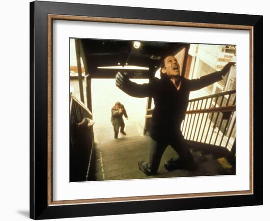 The French Connection, Gene Hackman, Marcel Bozzuffi, 1971-null-Framed Photo