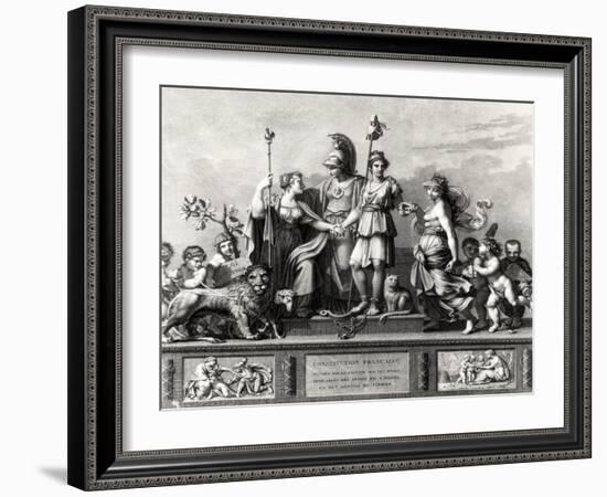 The French Constitution-Pierre-Paul Prud'hon-Framed Giclee Print