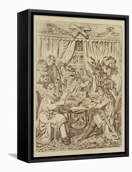 The French Consular Triumvirate, 1800-James Gillray-Framed Premier Image Canvas