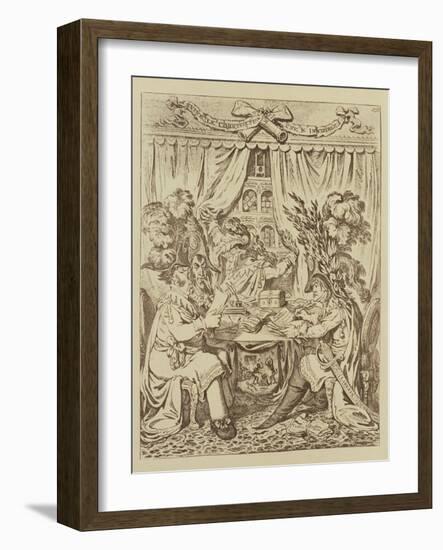 The French Consular Triumvirate, 1800-James Gillray-Framed Giclee Print
