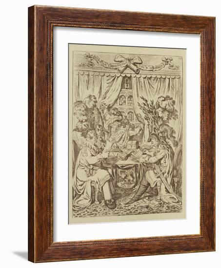 The French Consular Triumvirate, 1800-James Gillray-Framed Giclee Print