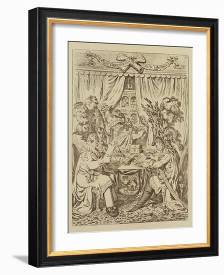 The French Consular Triumvirate, 1800-James Gillray-Framed Giclee Print