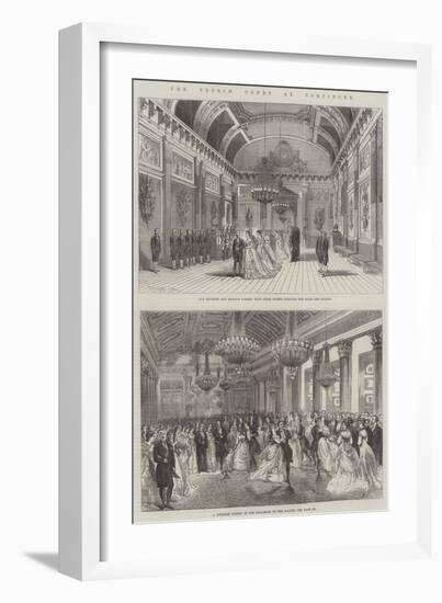 The French Court at Compiegne-Felix Thorigny-Framed Giclee Print